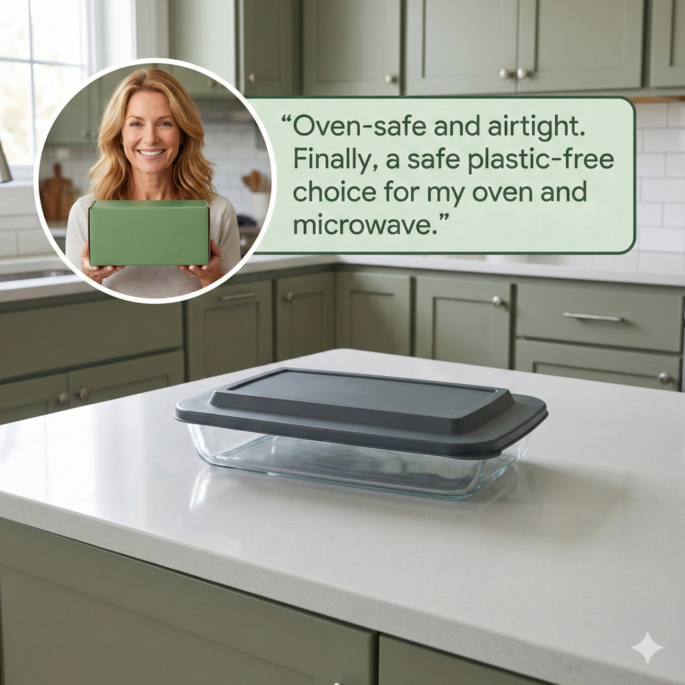 Vios Borosilicate Glass Food Container | Keep Food Fresh