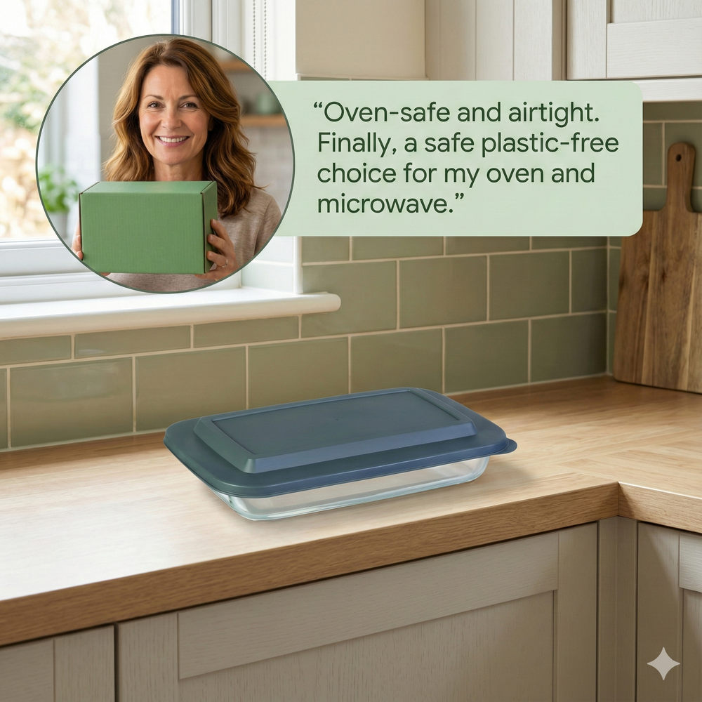 Vios Borosilicate Glass Food Container | Keep Food Fresh