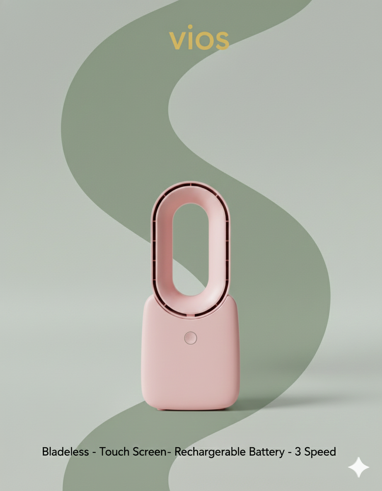 vios Portable Quiet Bladeless Fan | Effortless Cool Comfort