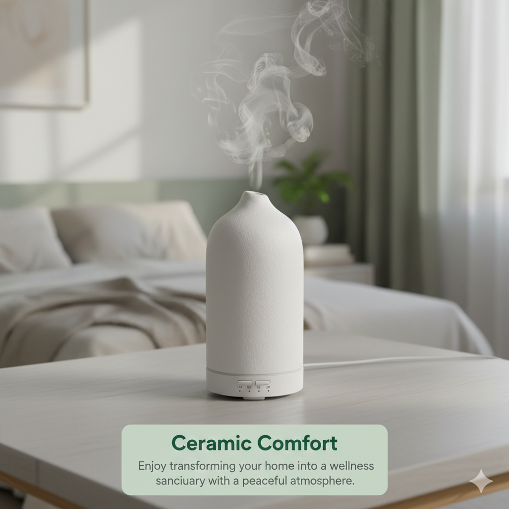 vios Ceramic Essential Oil Diffuser | Wellness Mood Boost