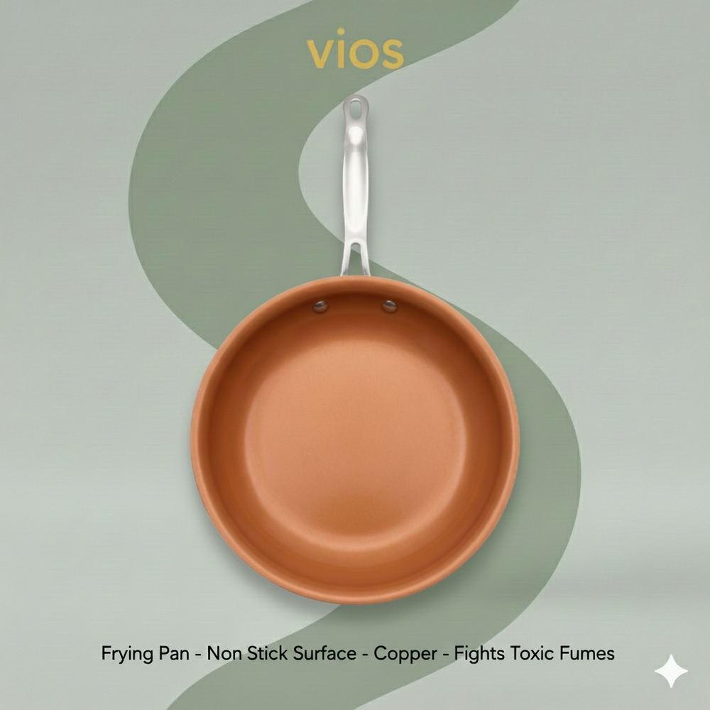 vios Non-stick Copper Induction Frying Pan | Quick Easy Cleanup