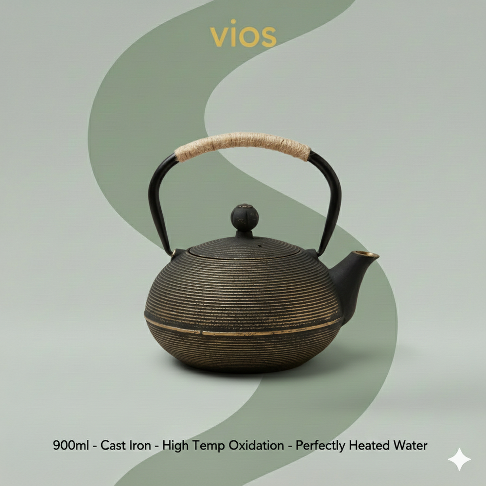 vios Cast Iron Kettle | Superior Heat Retention