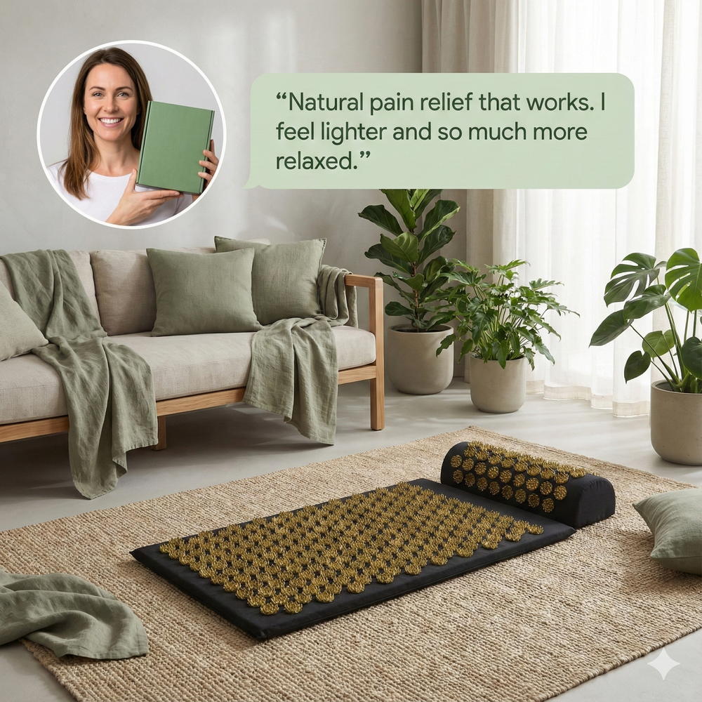 vios Acupressure Mat & Pillow Set | Muscle Pain Relief
