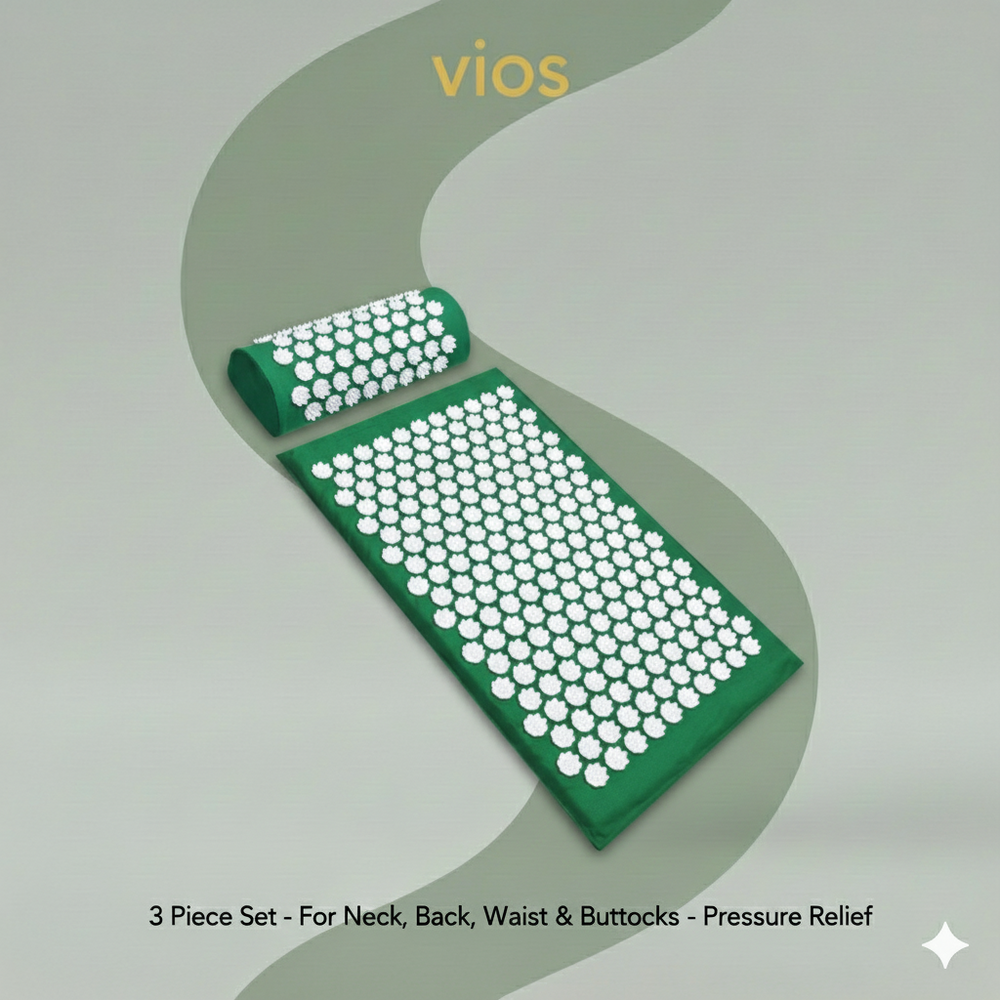 vios Acupressure Mat & Pillow Set | Muscle Pain Relief
