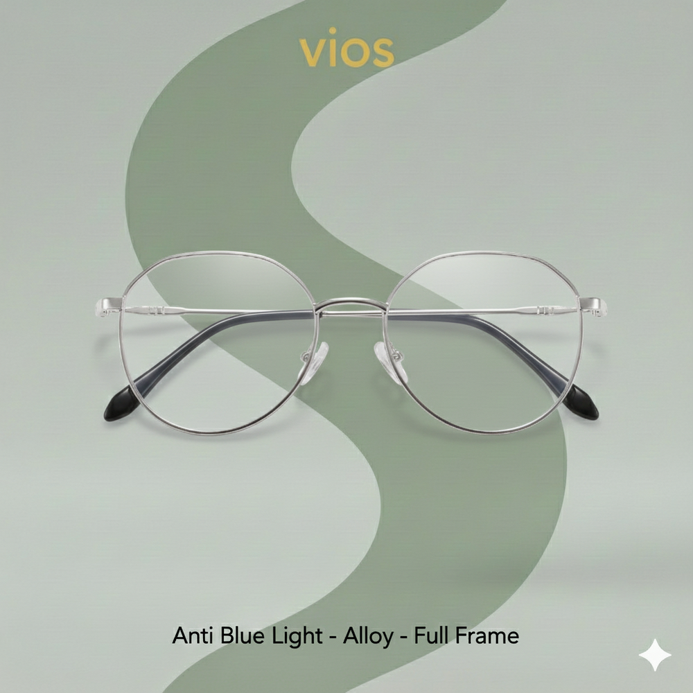 vios Geometric Blue Light Glasses | Eye Strain Relief