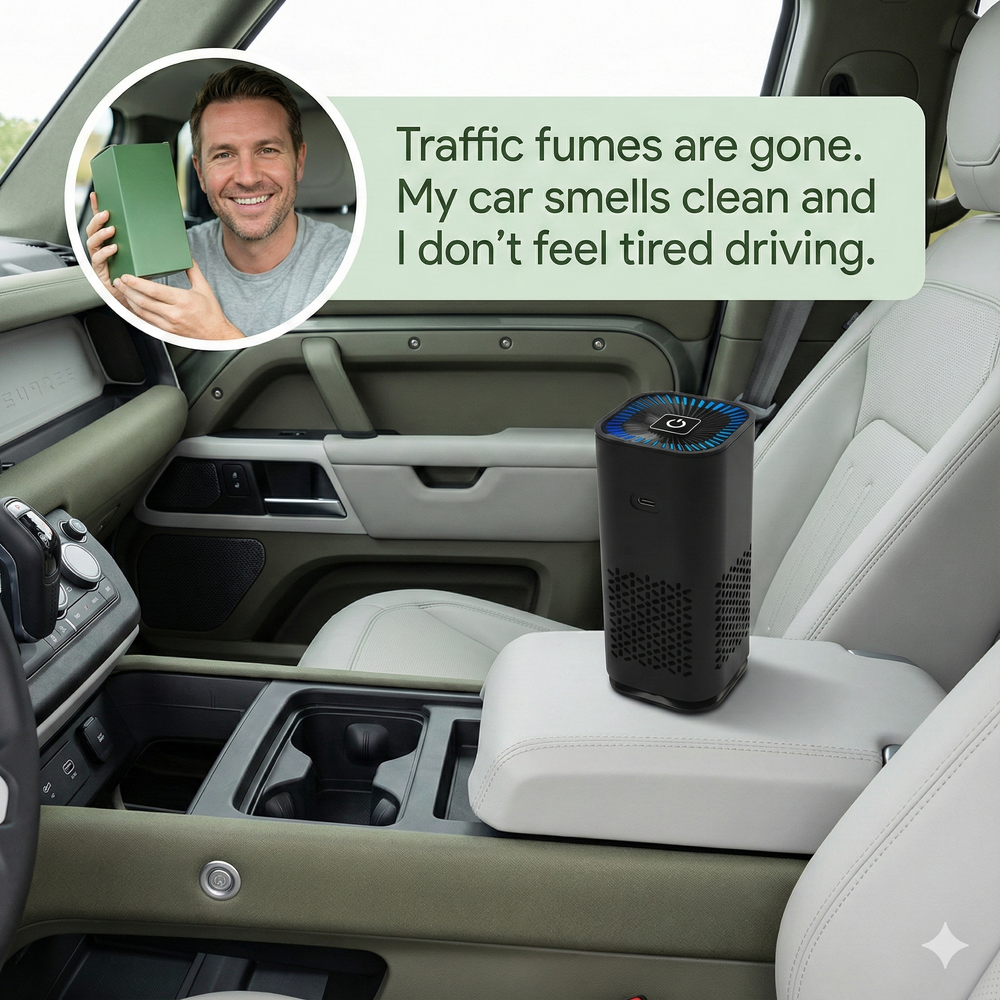 vios Portable Car Air Purifier | Clean Fresh Air