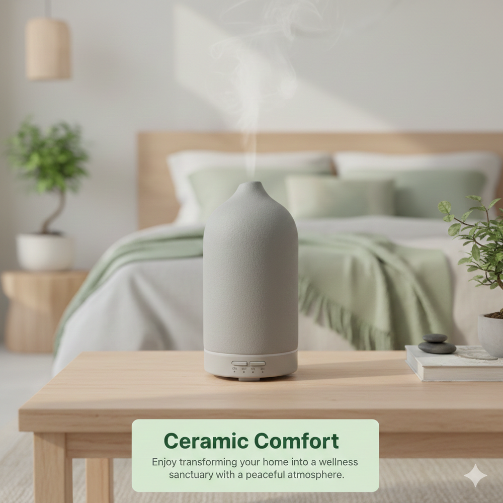 vios Ceramic Essential Oil Diffuser | Wellness Mood Boost