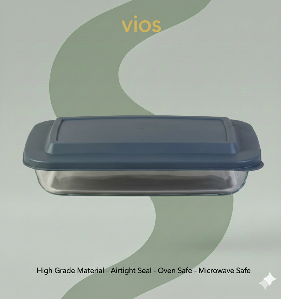 Vios Borosilicate Glass Food Container | Keep Food Fresh