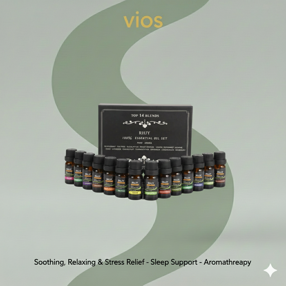 vios Essential Oil Diffuser 14 Oils | Stress Relief Calm