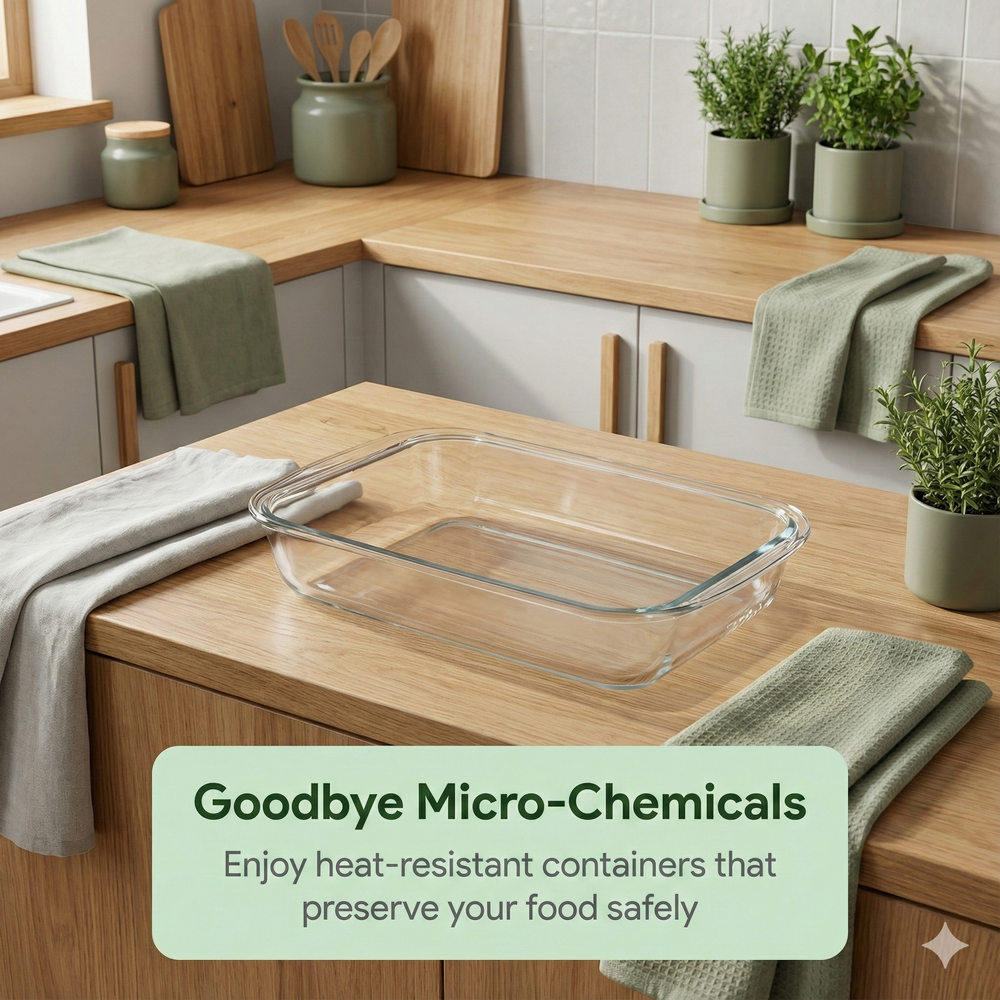 Vios Borosilicate Glass Food Container | Keep Food Fresh