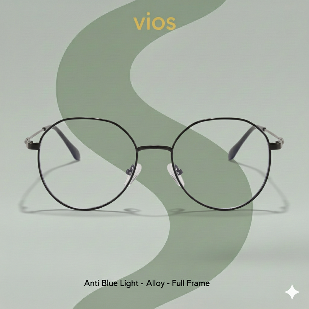 vios Geometric Blue Light Glasses | Eye Strain Relief