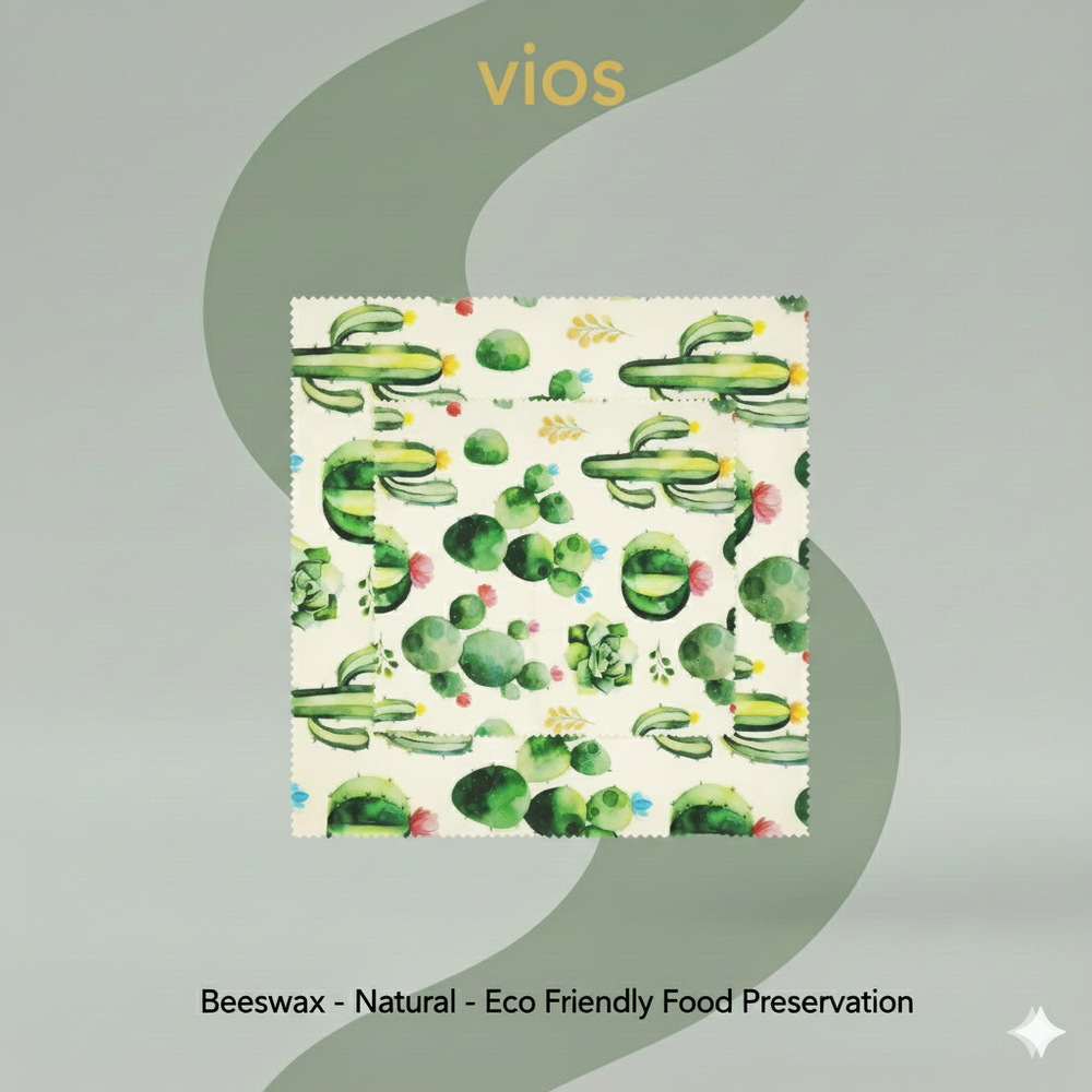 vios Reusable Beeswax Food Wrap | Fresh Food Longer