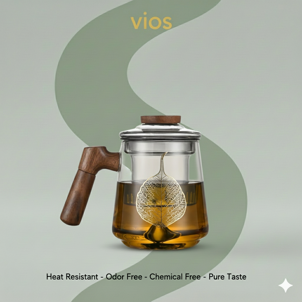 vios Borosilicate Stackable Tea Cups | Durable Daily Use