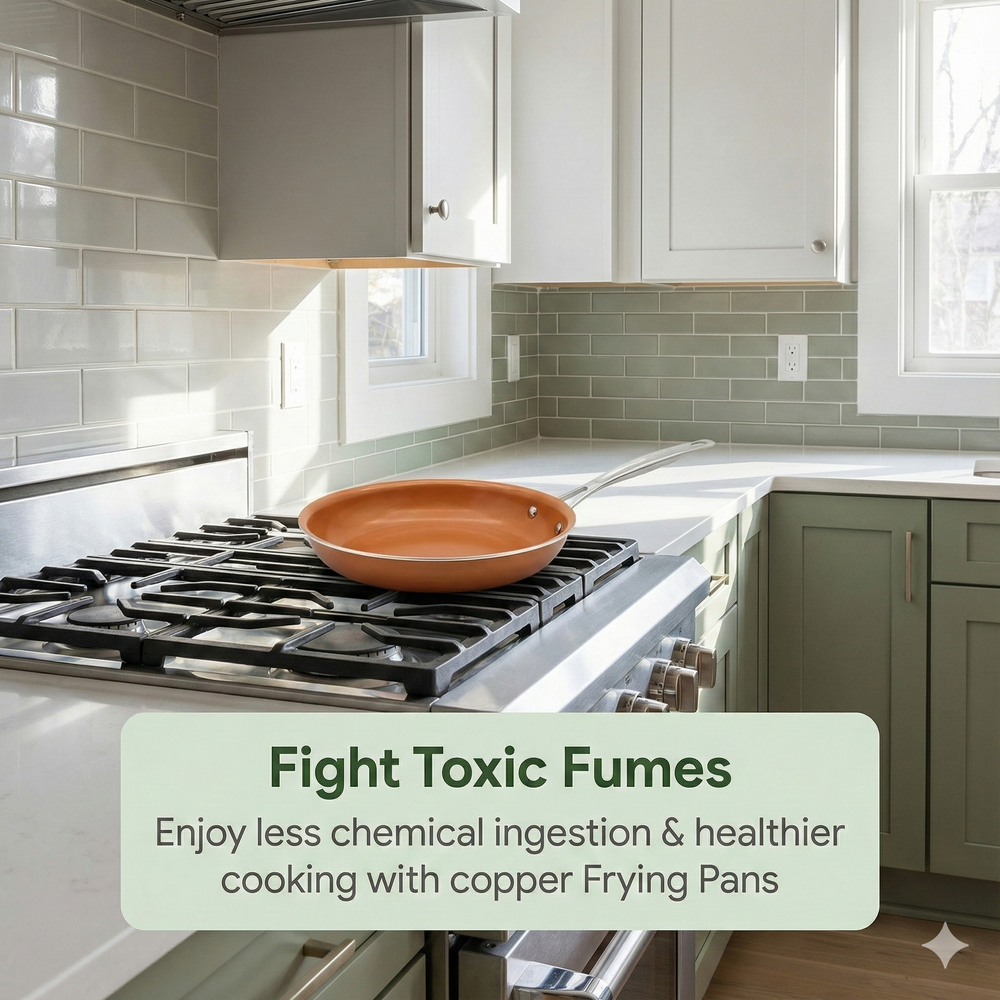 vios Non-stick Copper Induction Frying Pan | Quick Easy Cleanup