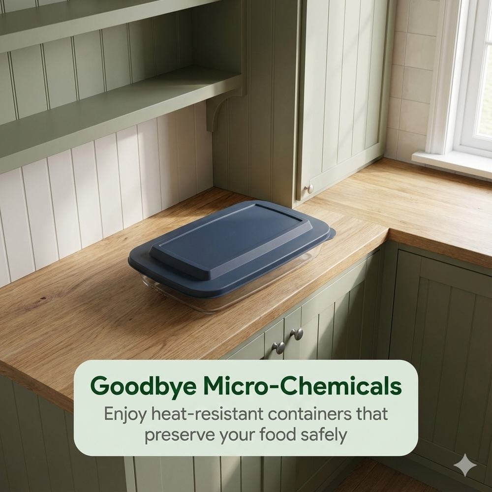 Vios Borosilicate Glass Food Container | Keep Food Fresh