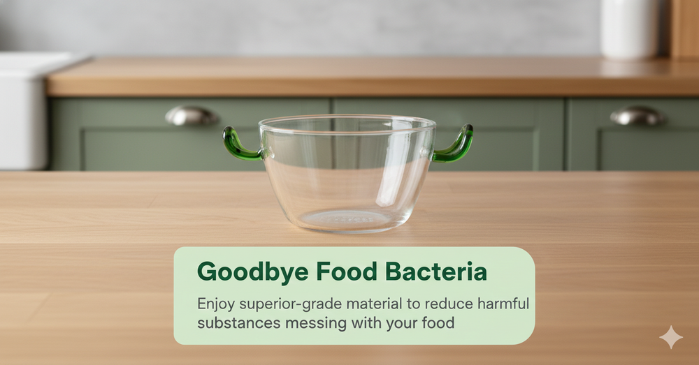 vios Borosilicate Glass Bowl | Healthy Everyday Use