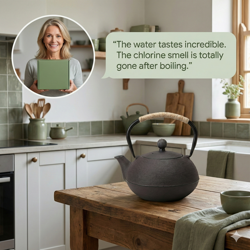 vios Cast Iron Kettle | Superior Heat Retention