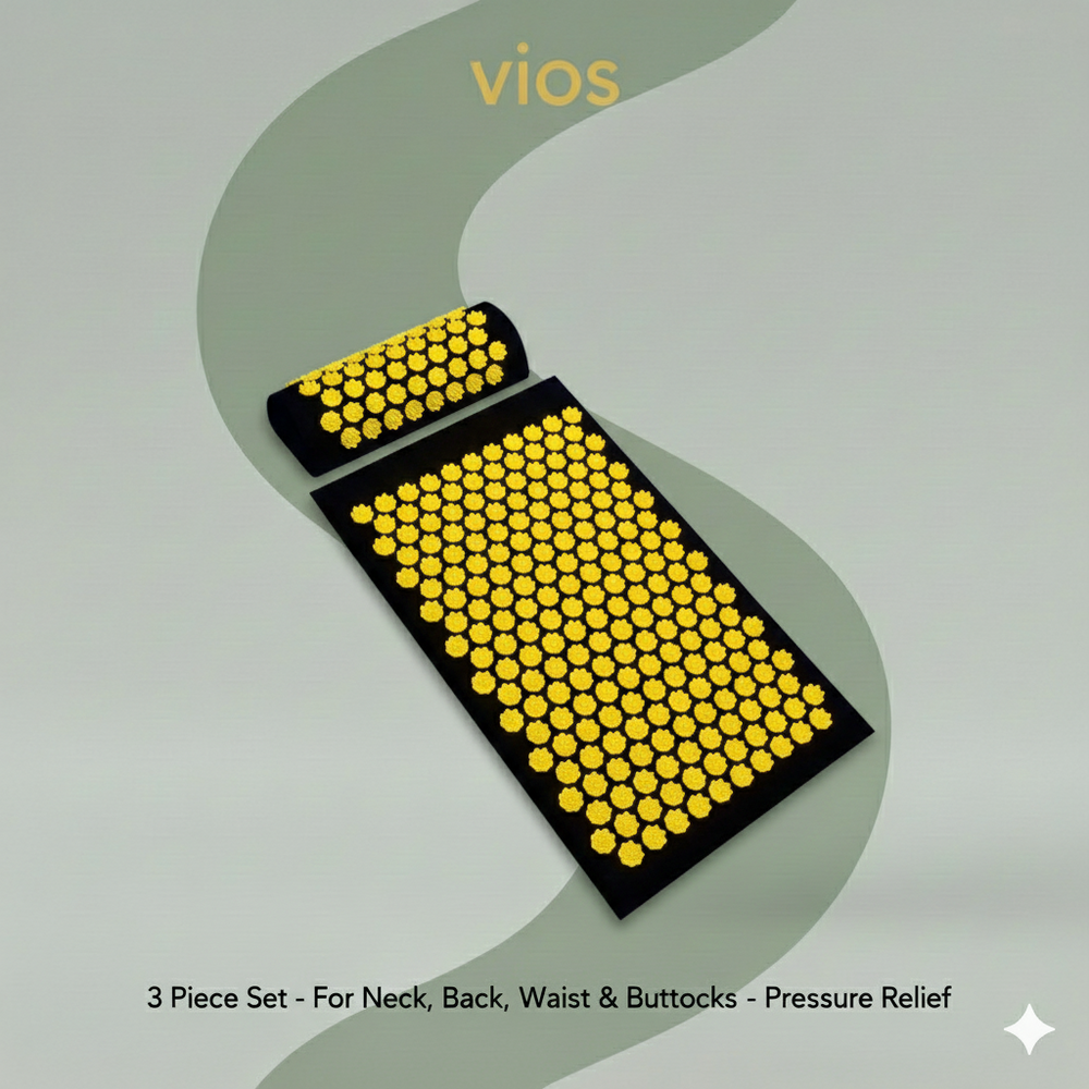 vios Acupressure Mat & Pillow Set | Muscle Pain Relief