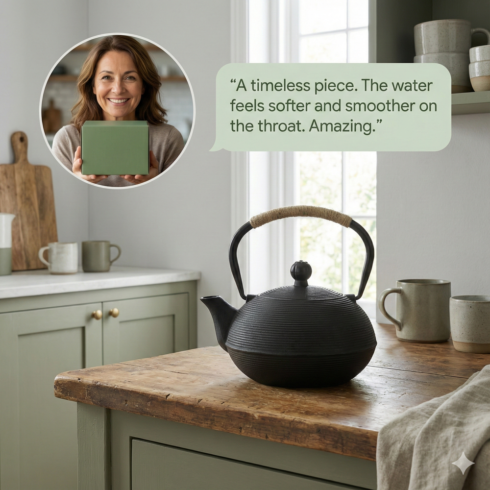 vios Cast Iron Kettle | Superior Heat Retention