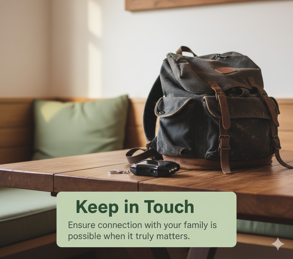 vios Solar Keychain Flashlight Charger | Stay Connected Safe