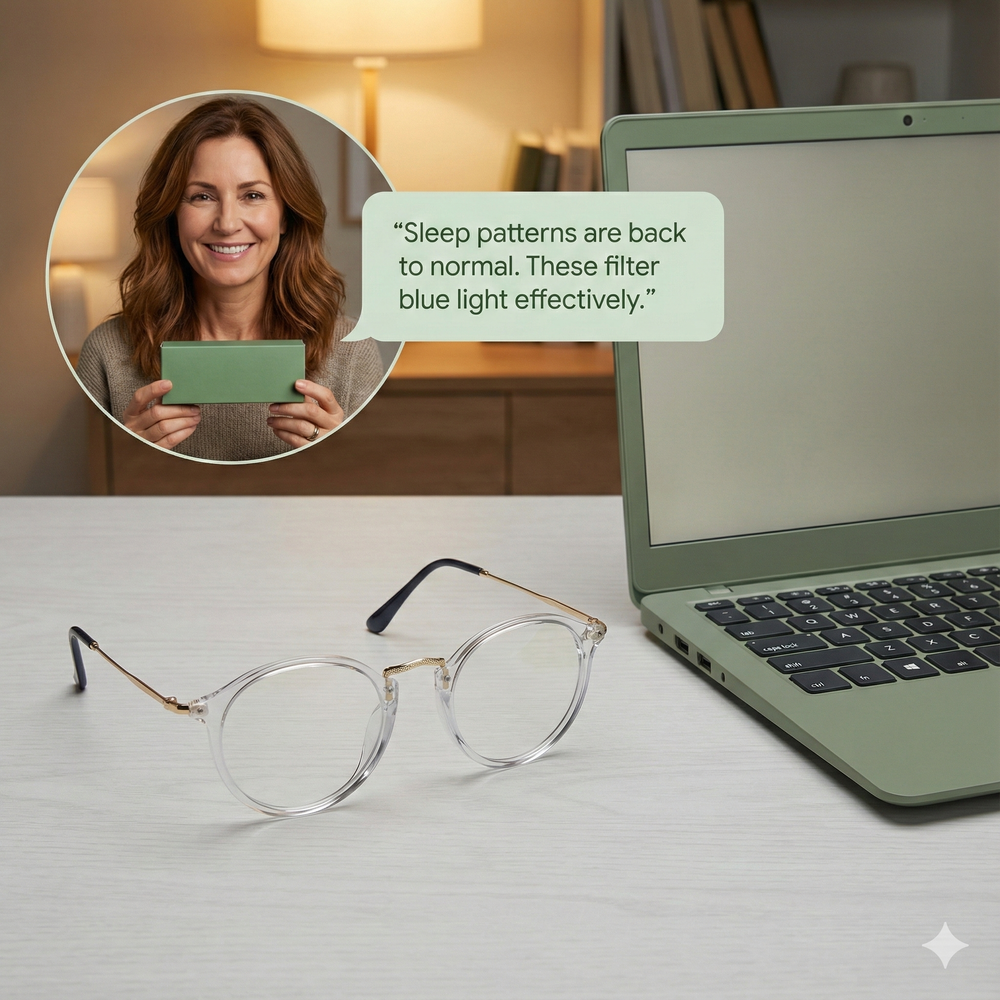 vios Blue Light Computer Glasses | Eye Strain Relief