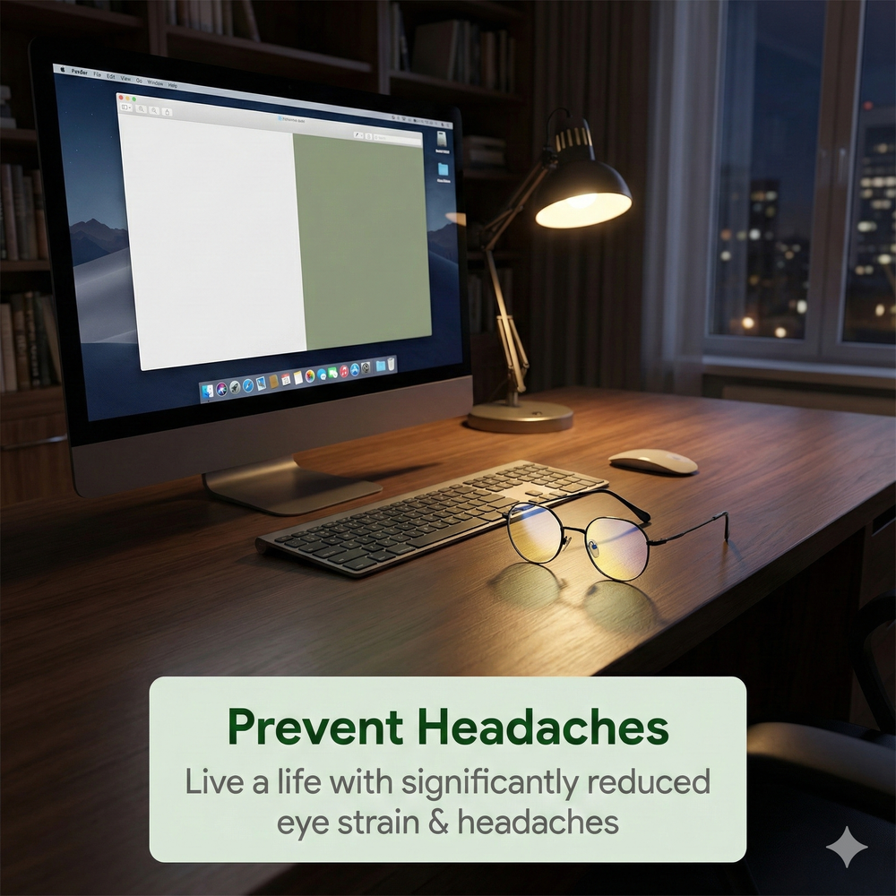 vios Geometric Blue Light Glasses | Eye Strain Relief