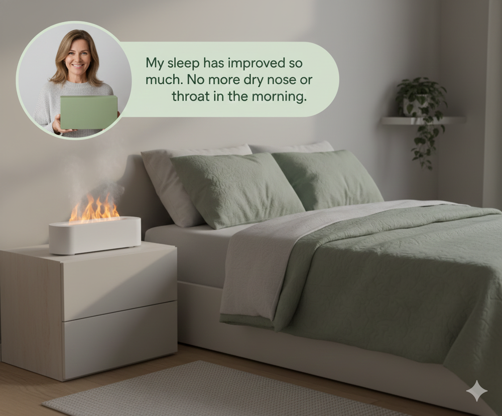 vios Flame Diffuser Humidifier | Enhanced Air Quality