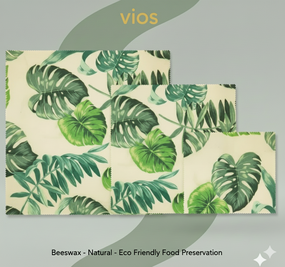 vios Reusable Beeswax Food Wrap | Fresh Food Longer