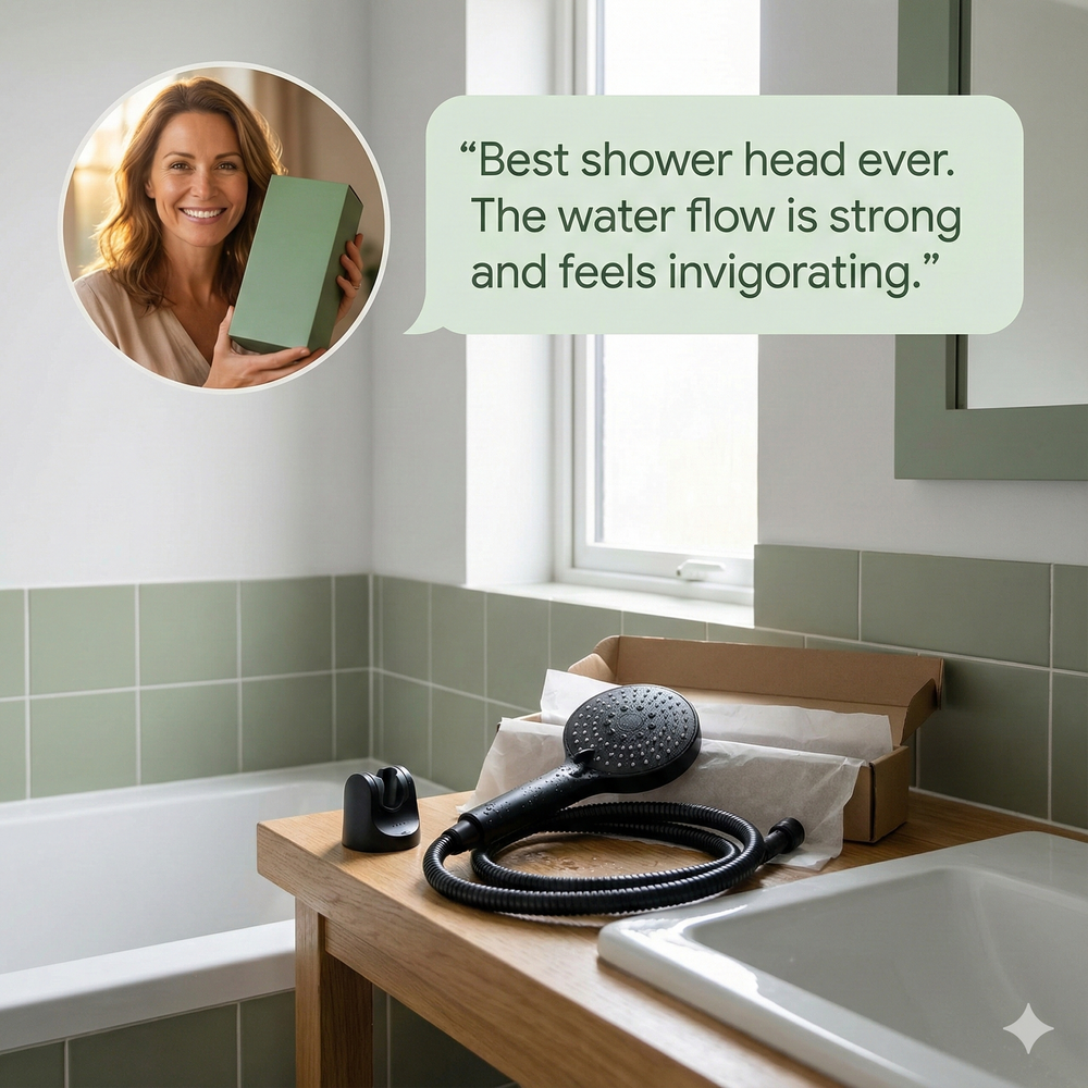 vios Power Shower Head | Powerful Daily Cleanse