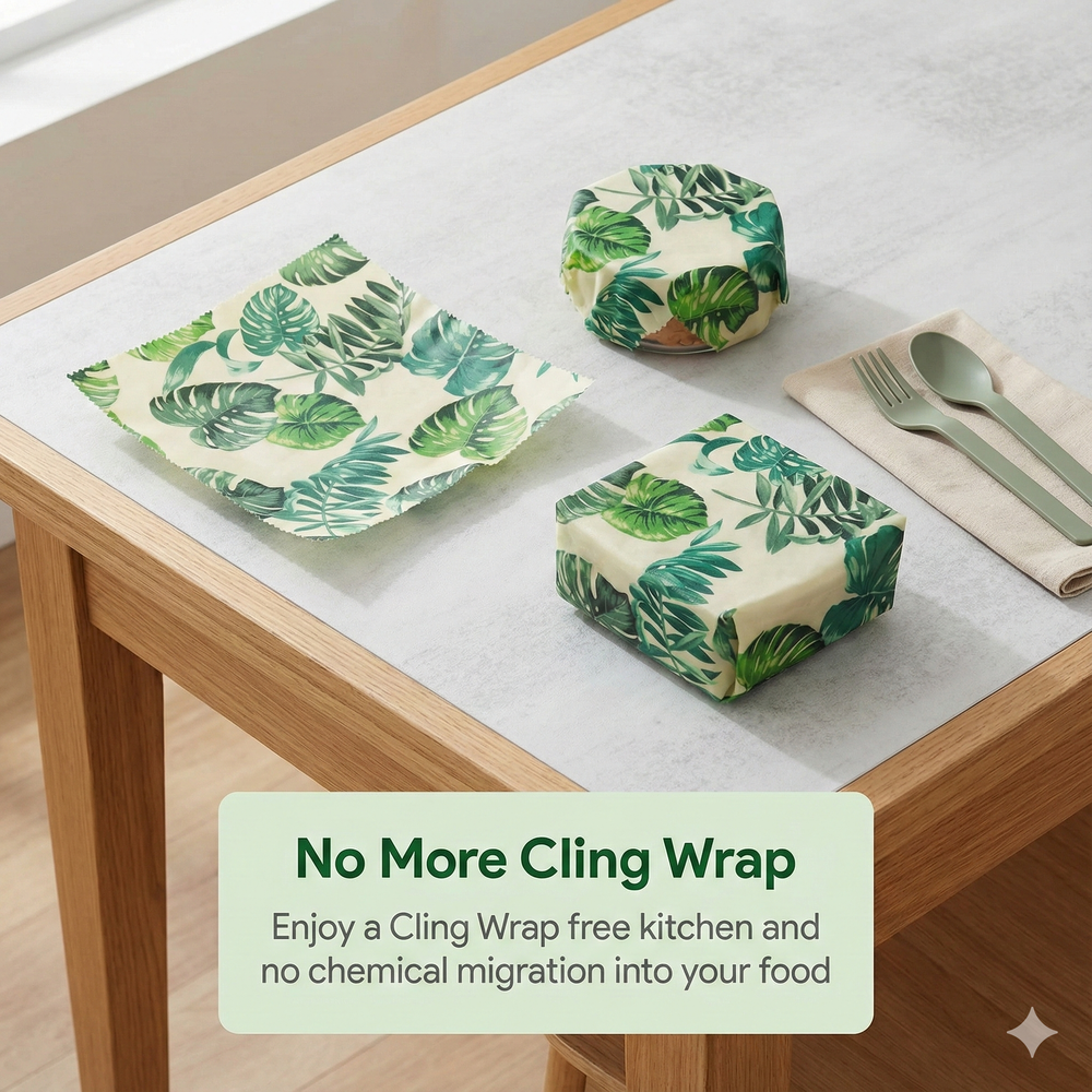 vios Reusable Beeswax Food Wrap | Fresh Food Longer