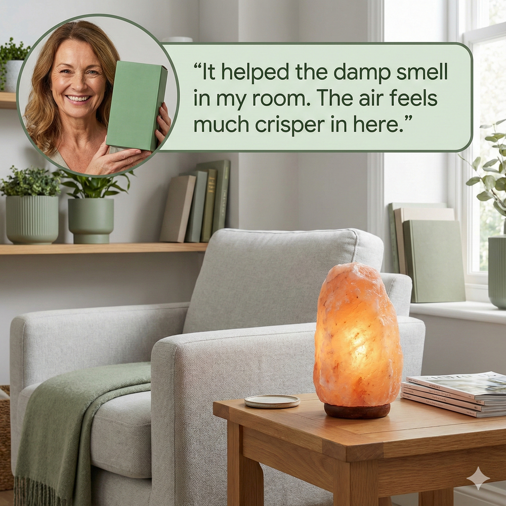 vios Himalayan Crystal Salt Lamp | Natural Air Purifier