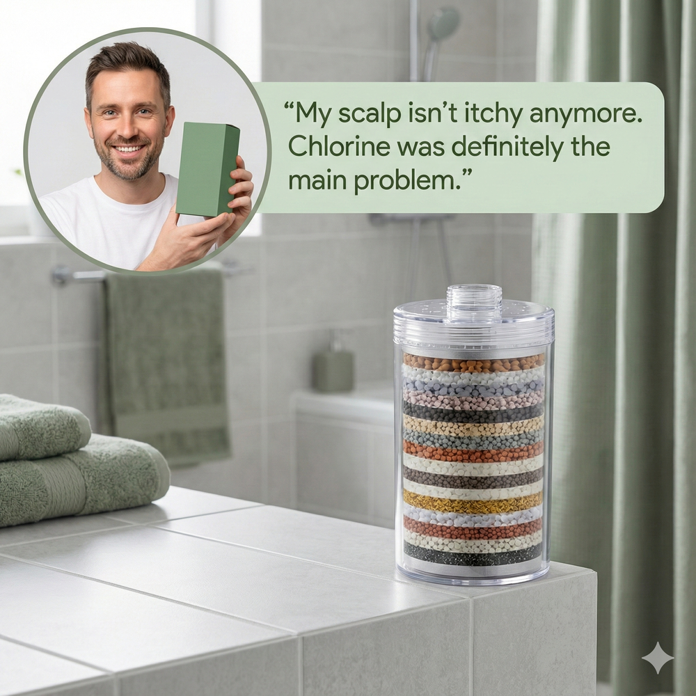 vios 15 Stage Shower Filter | Protects Skin Hair