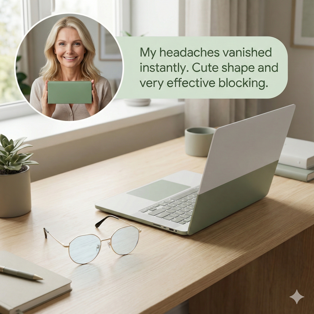 vios Geometric Blue Light Glasses | Eye Strain Relief