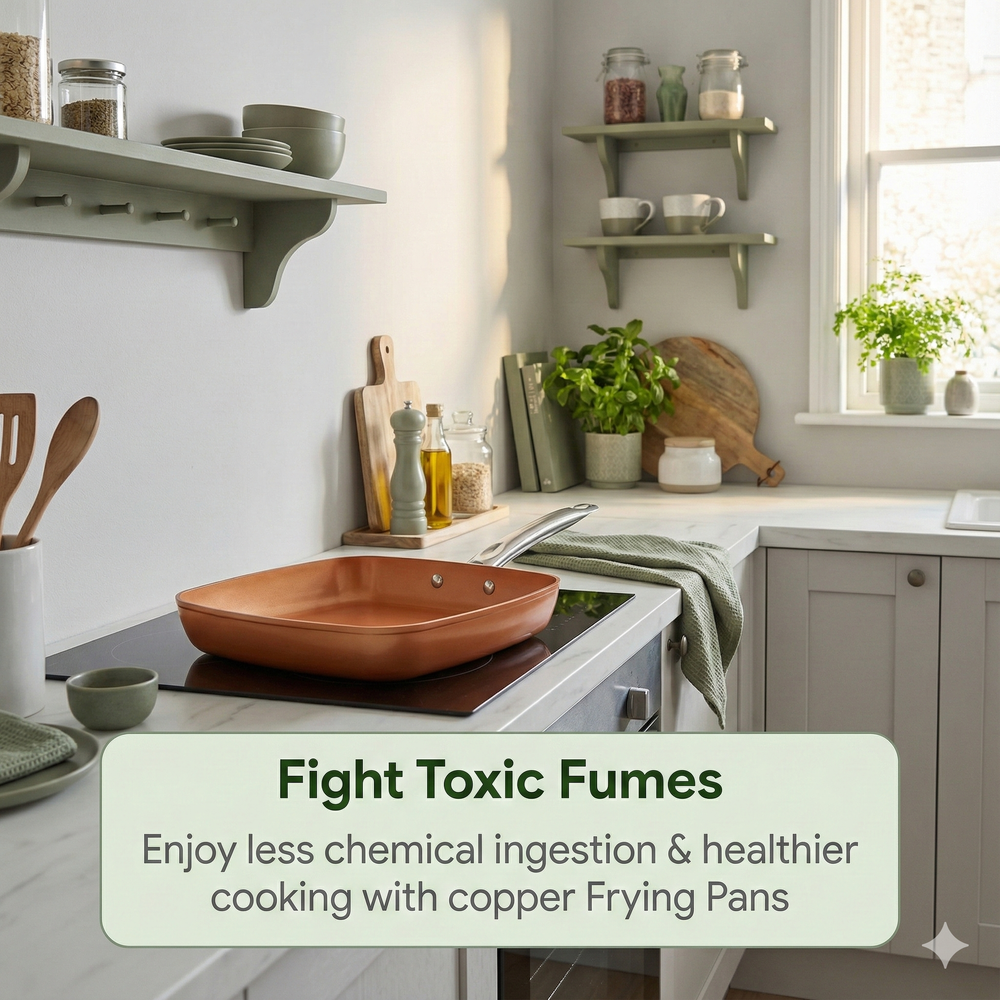 vios Non-stick Copper Induction Frying Pan | Quick Easy Cleanup