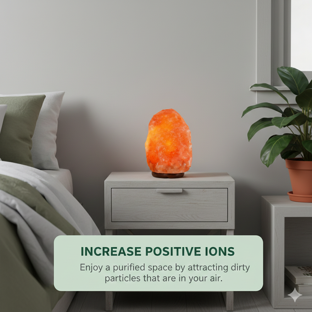 vios Himalayan Crystal Salt Lamp | Natural Air Purifier