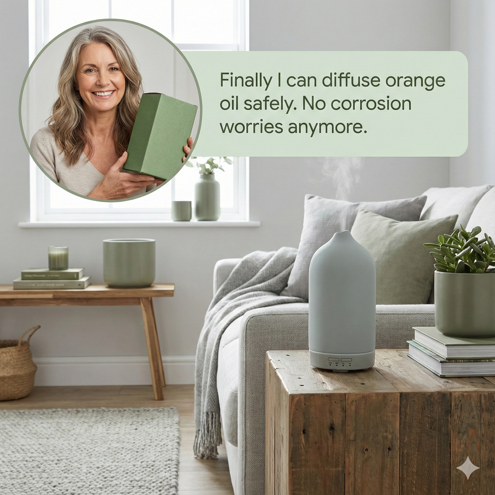 vios Ceramic Essential Oil Diffuser | Wellness Mood Boost