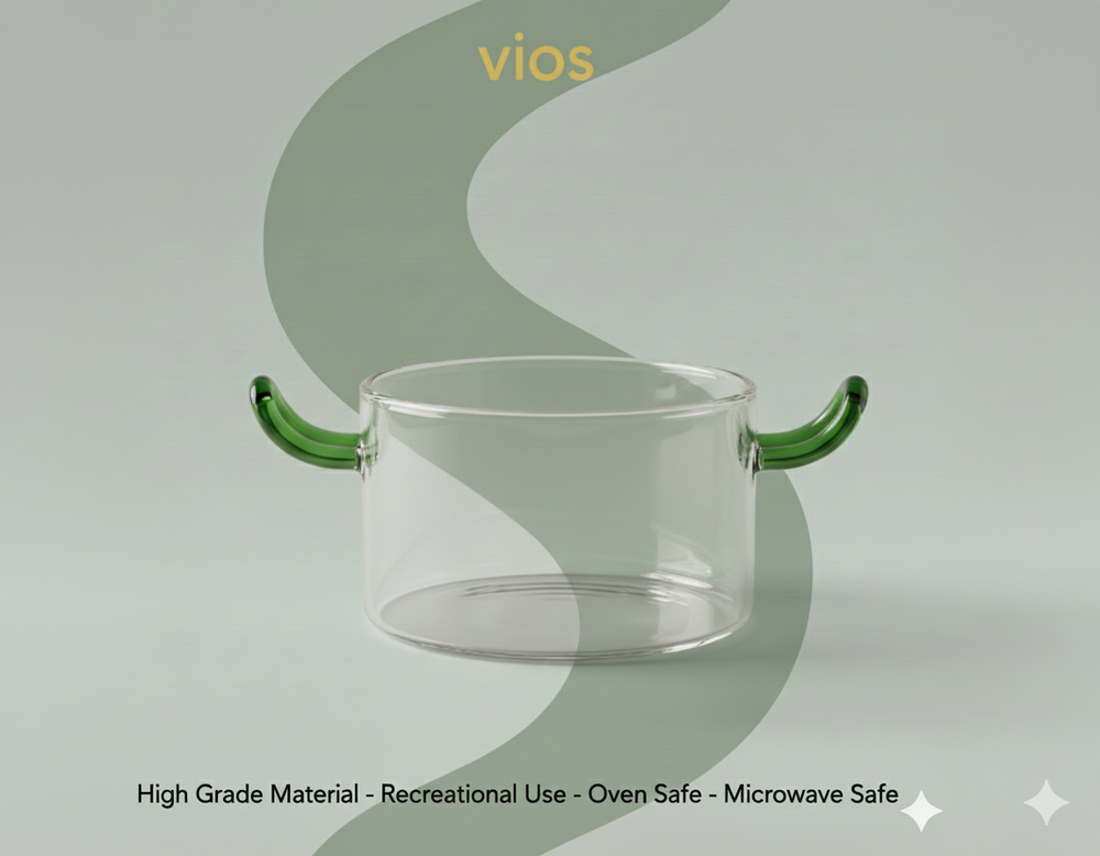 vios Borosilicate Glass Bowl | Healthy Everyday Use