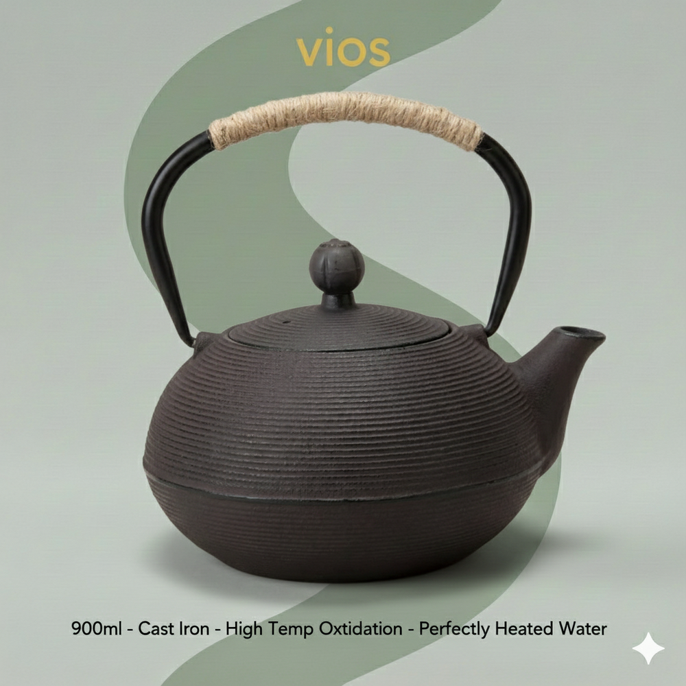 vios Cast Iron Kettle | Superior Heat Retention
