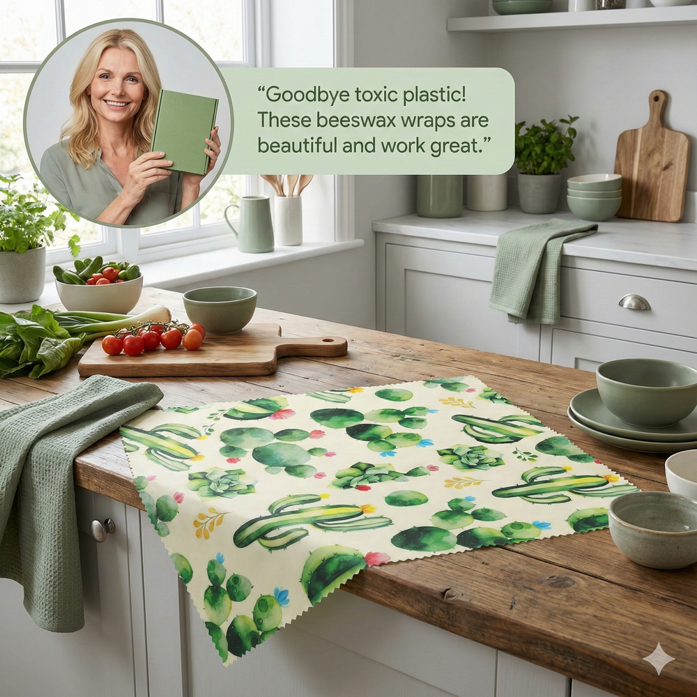 vios Reusable Beeswax Food Wrap | Fresh Food Longer