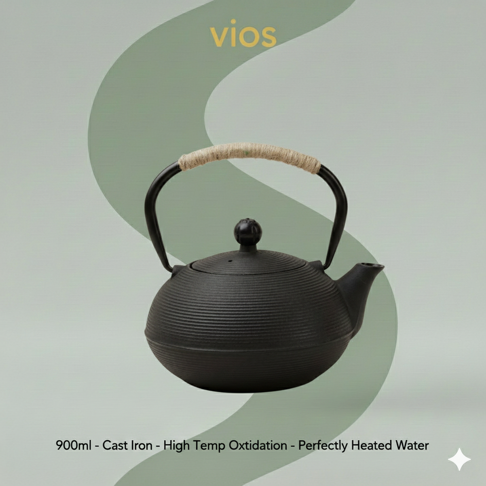 vios Cast Iron Kettle | Superior Heat Retention