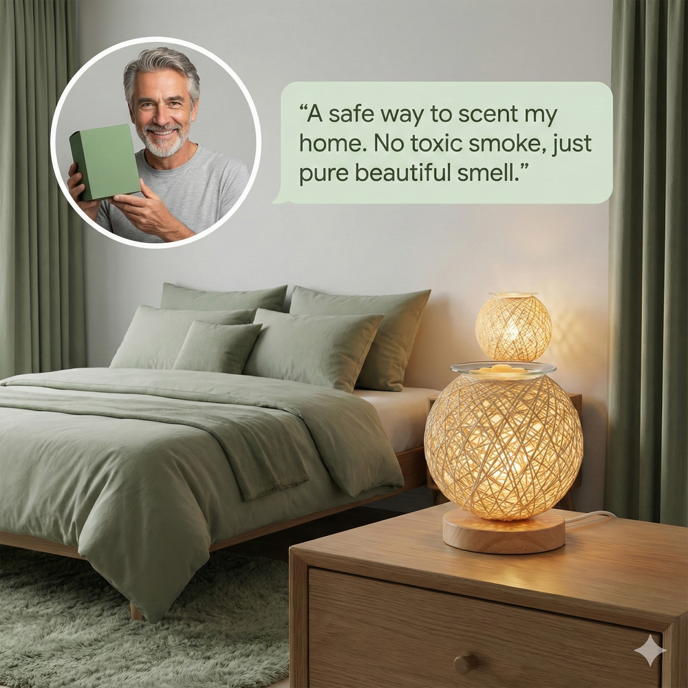 vios Electric Wax Warmer Nightlight | Fresh Home Ambiance