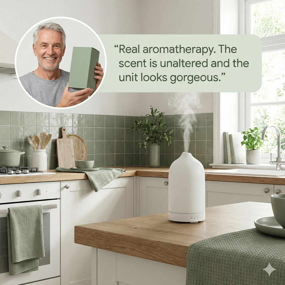 vios Ceramic Essential Oil Diffuser | Wellness Mood Boost