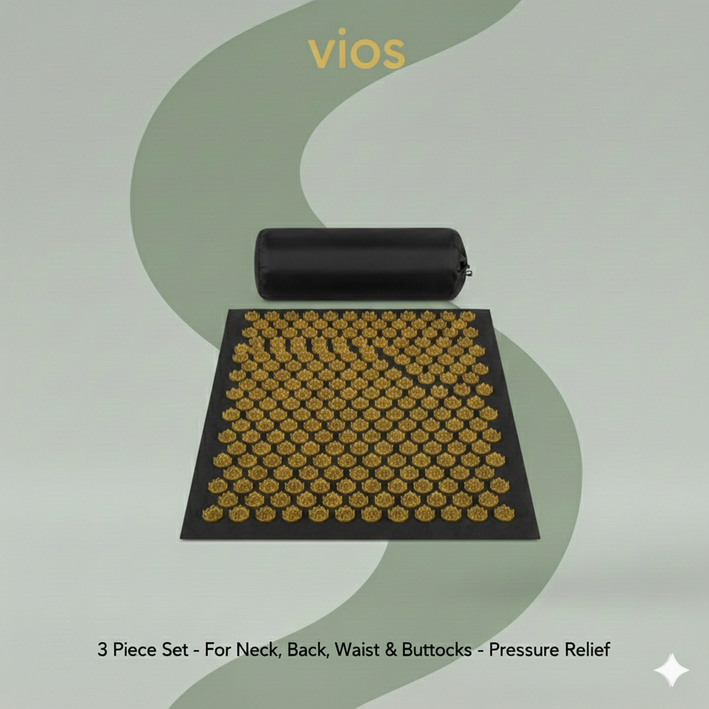 vios Acupressure Mat & Pillow Set | Muscle Pain Relief