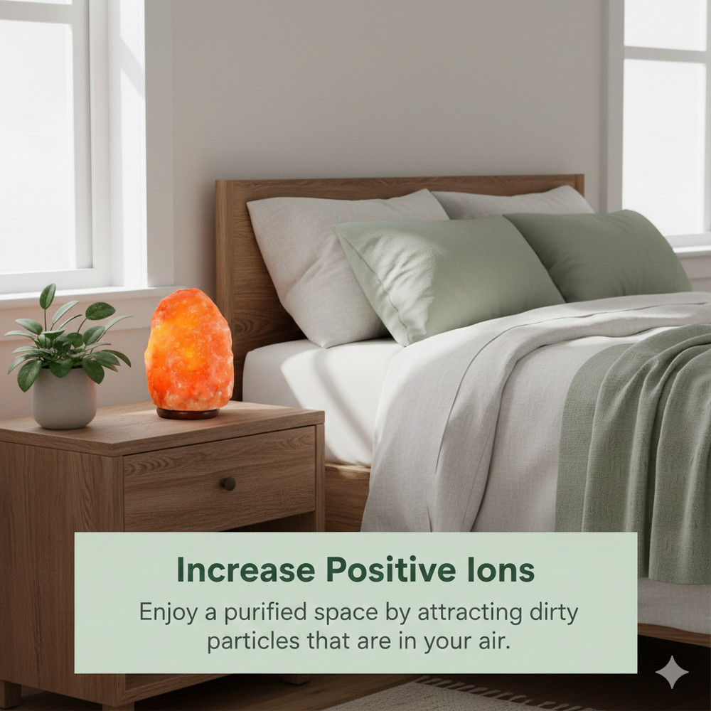 vios Himalayan Crystal Salt Lamp | Natural Air Purifier