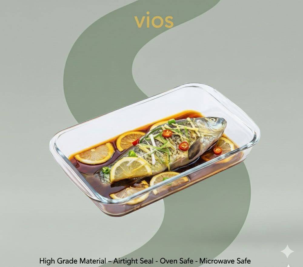 Vios Borosilicate Glass Food Container | Keep Food Fresh