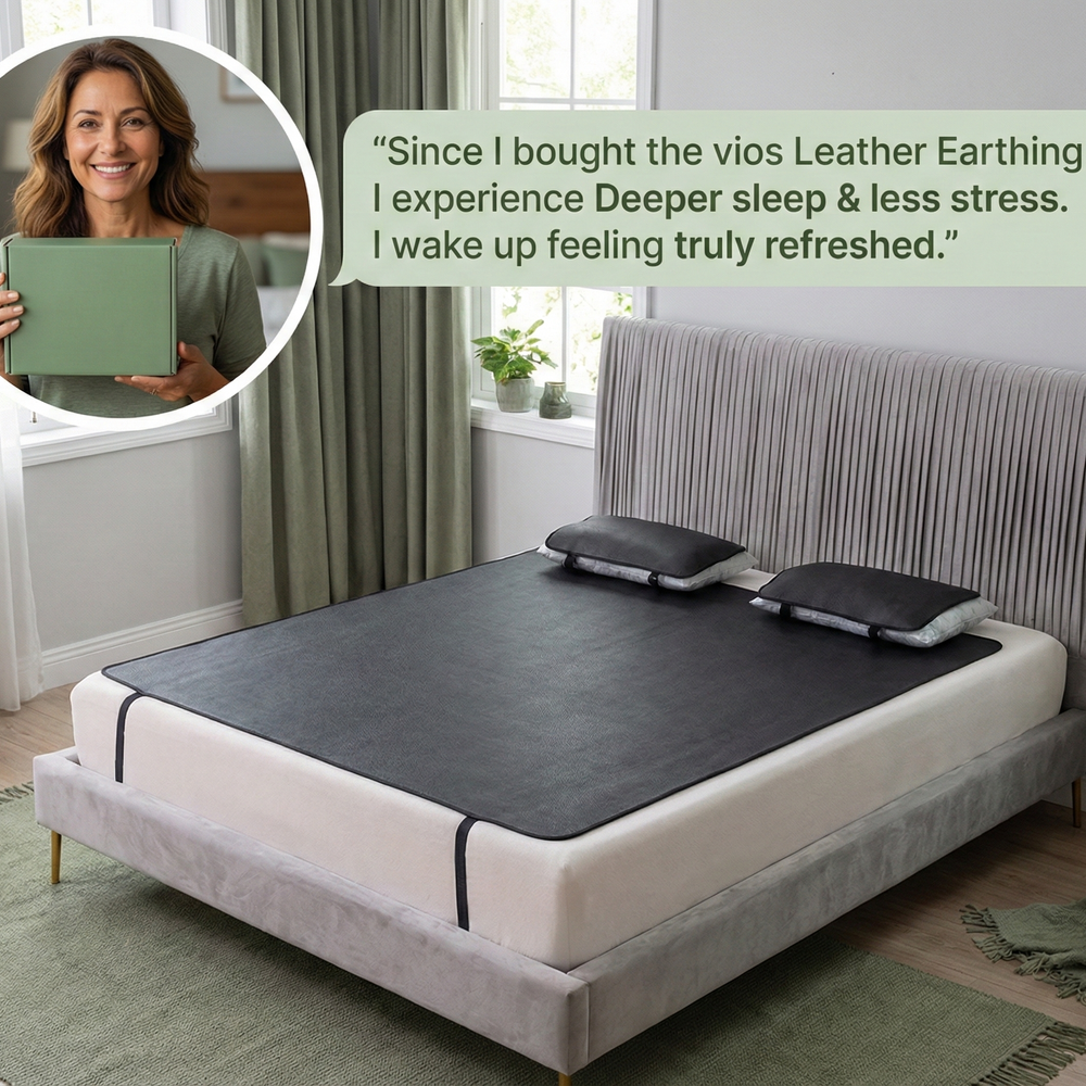 vios Leather Earthing Mat | Natural Sleep Aid