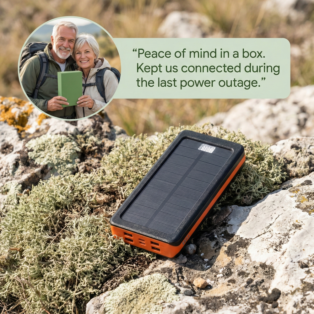 vios 30000mAh Solar Power Bank | Stay Connected Anywhere
