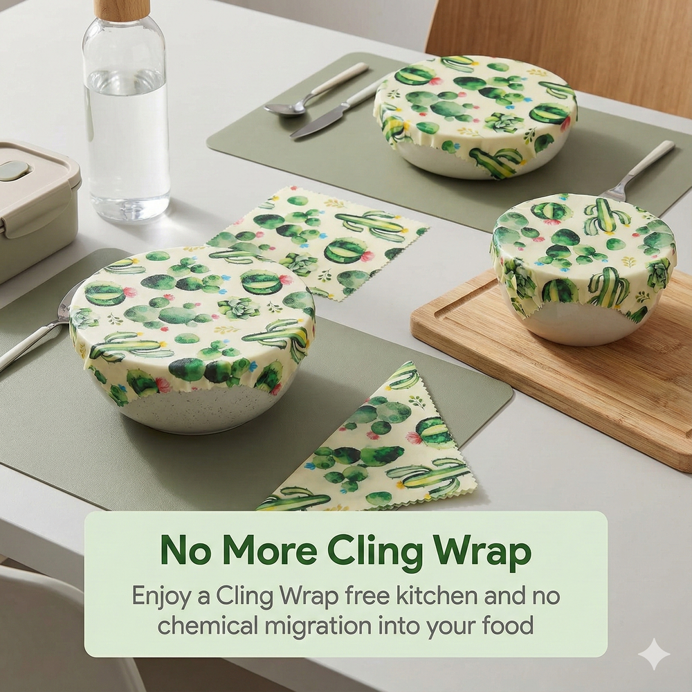 vios Reusable Beeswax Food Wrap | Fresh Food Longer