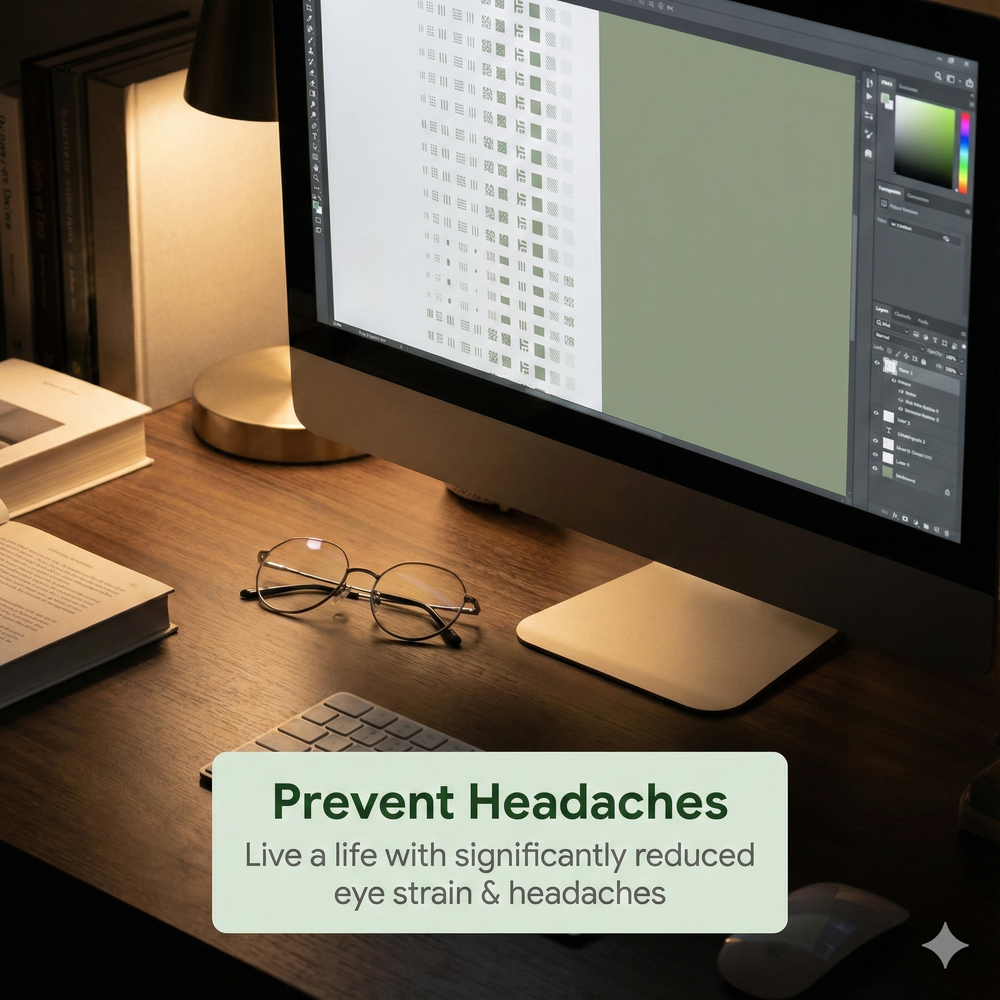 vios Geometric Blue Light Glasses | Eye Strain Relief