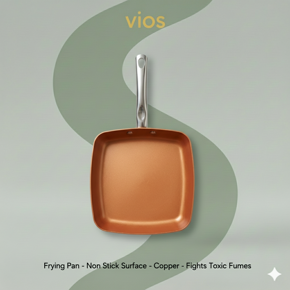 vios Non-stick Copper Induction Frying Pan | Quick Easy Cleanup